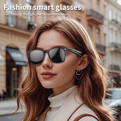 Lunettes intelligentes d'IA de haute technologie peuvent être équipées de diverses lentilles telles que des lunettes de soleil, de la lumière bleue, de la myopie, des lunettes pour hommes pour femmes La Capsule
