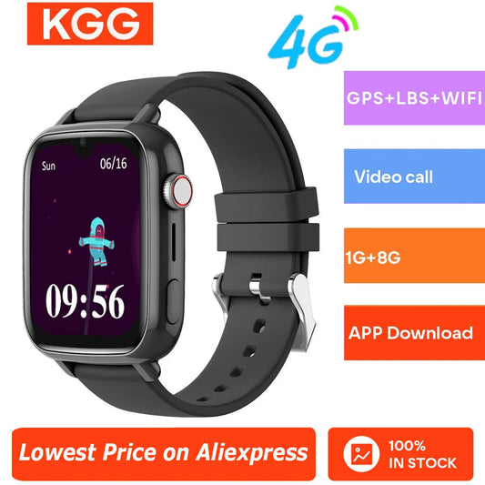 4G Smart Watch Kids Video Call SOS Camera Monitor GPS WIFI Tracker Location Phone Watch APP Download Child Smartwatch. La Capsule