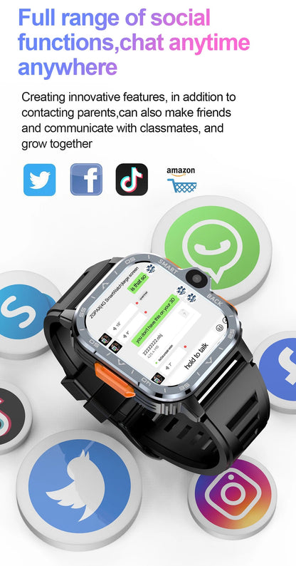 Montre connectée et intelligente VALDUS PGD 4G WiFi Bluetooth La Capsule
