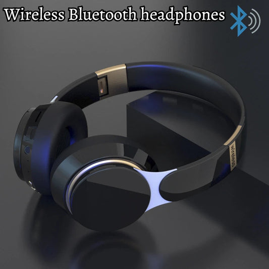 Wireless Headsets Foldable Bluetooth Earphones Noise Reduction Sports Headsets With HD Mic Gaming Headphones Bass Headsets La Capsule