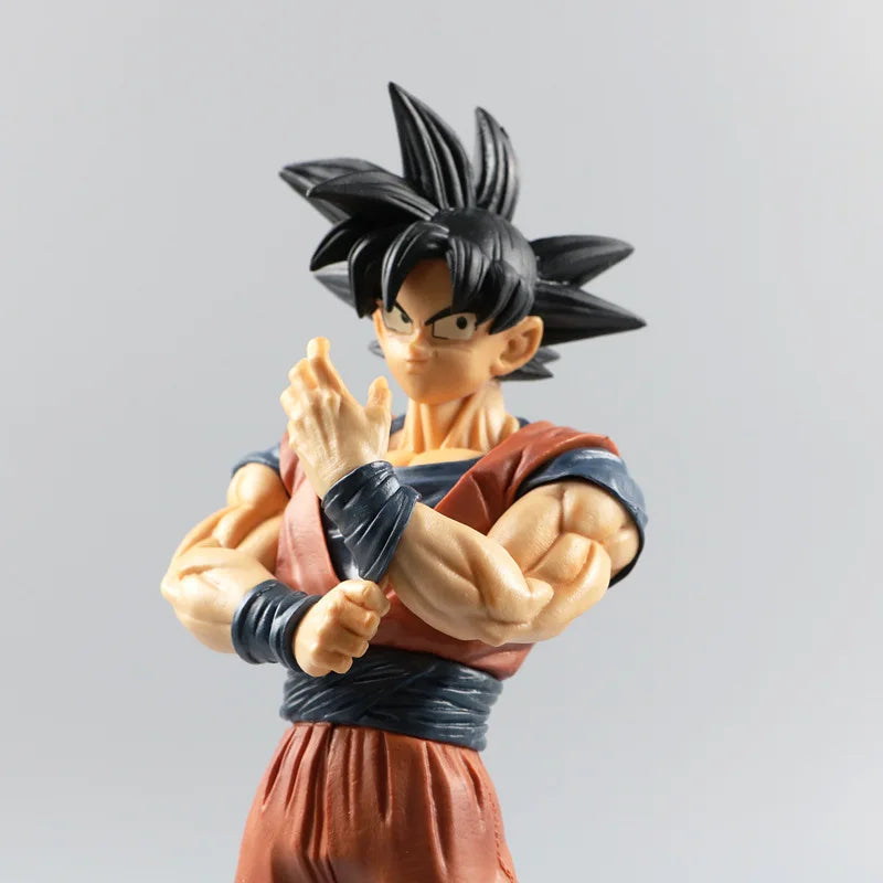 Figurine Dragon Ball Z 27cm Goku Figure Goku with Scouter Figurine PVC Statue Action Figures Collection Model Toys Gifts La Capsule
