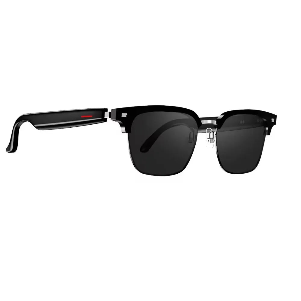 Lunettes de sport E13 Mise à jour AI Translator Headset Built-in Mic Black tech Touch Control Homme Femm Anti Blue Light Sunglasses La Capsule