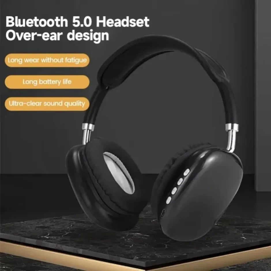 Head Mounted Wireless Bluetooth Earphones Sports Headset Game with Charging Touch Control Earbuds Bass Earphones for Music La Capsule