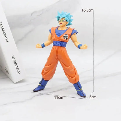 Figurine Son Goku Super Saiyan Figure 18cm Anime Dragon Ball Goku DBZ Action Figure Toys Model Gifts Collectible Figurines for Kids La Capsule