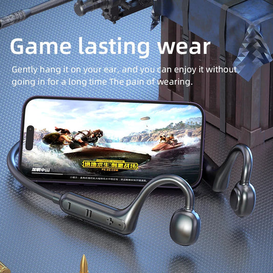 Ks15 Bluetooth Earphone Neck Mounted Wireless Headset With High Power Sound Conduction And Long Battery Life La Capsule