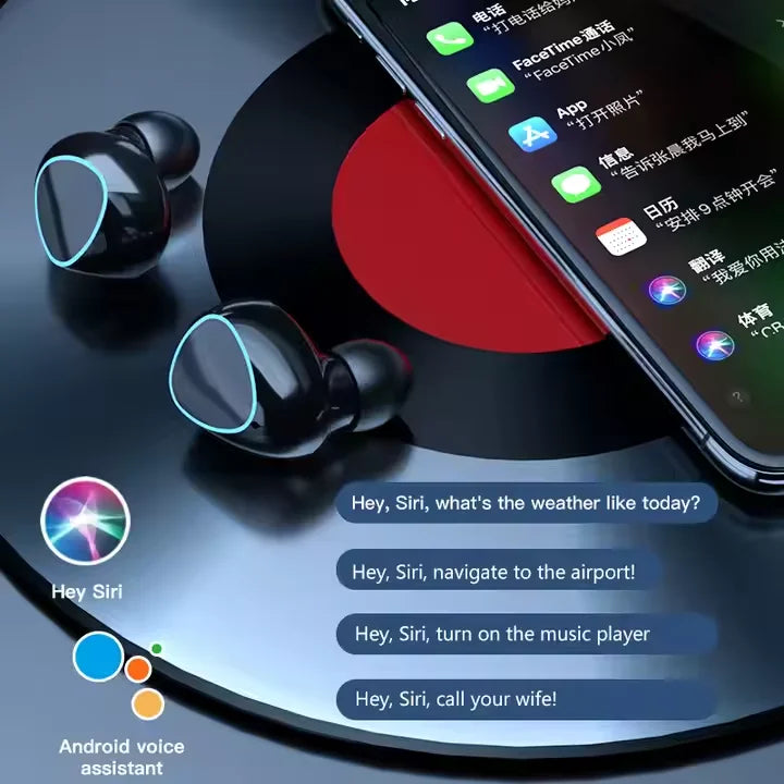 New Arrival M10 Earphone Wireless Headset High Quality Perfect Sound Earbuds Sports Game Music BT Headphone with Power Bank La Capsule