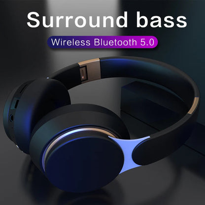Wireless Headphones Bluetooth 5.0 Headset Foldable Earphones HiFi 9D Bass Stereo Earphone Sport Headset With Microphone La Capsule