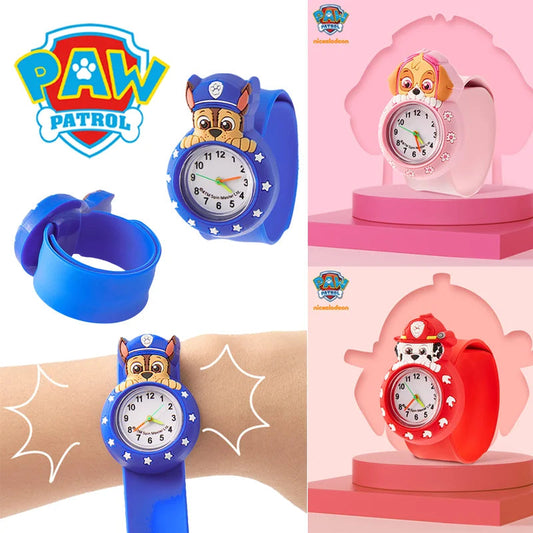 Paw Patrol Kids Watch Cartoon Waterproof Patting Watches Fashion Children Silicone Strap Wrist Watch Students Clock Gift La Capsule