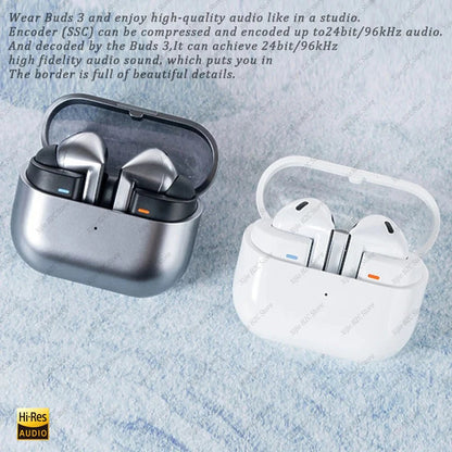 For Galaxy Buds 3 Pro True Wireless Bluetooth Earphone Headphone HiFi Sound LowLatency Noise Reduction Earbuds IOS PC Android La Capsule