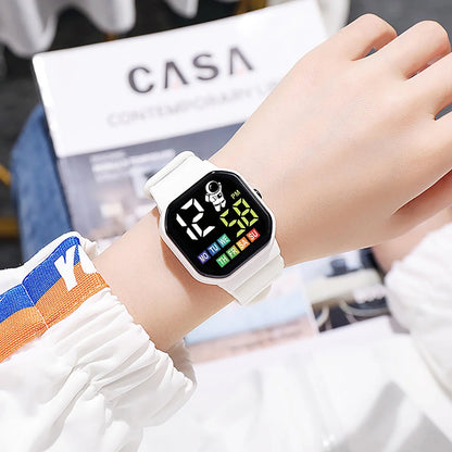 Children's Smart Watch Display Week LED Digital Wrist Watches For Boy Girl Waterproof Sport Watch Montre Enfant Dropshipping La Capsule